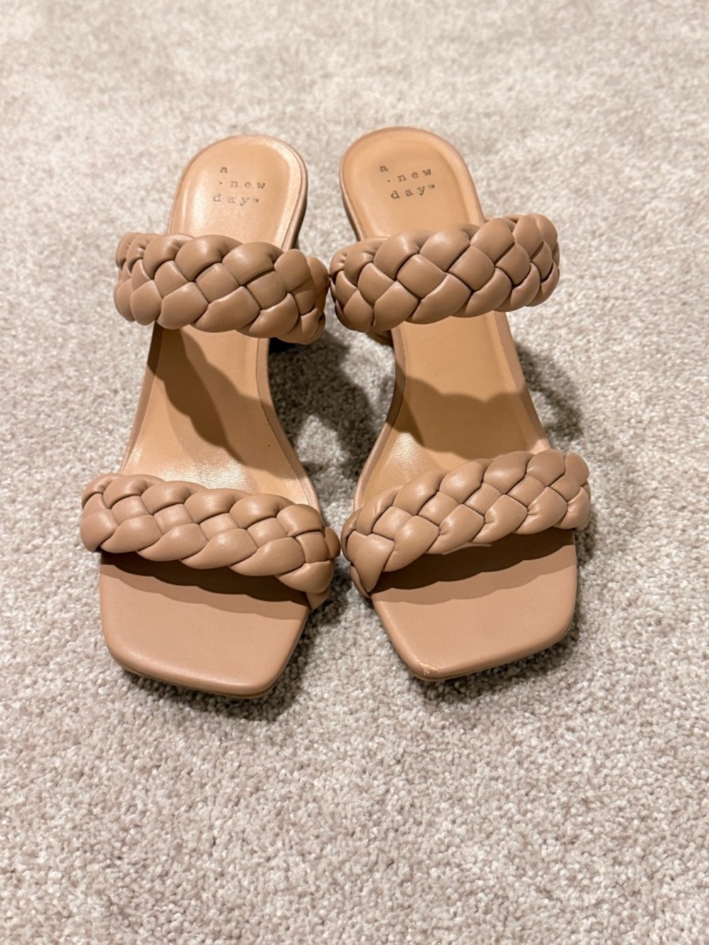 A New Day braided heels